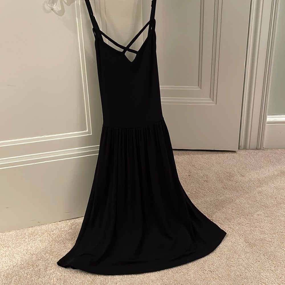 American eagle black cotton soft and sexy dress